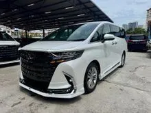 2025 Toyota Alphard 2.5 Z Modelista JBL Sound System 360 HUD BSM Dim Roof Monitor Free Year Warranty