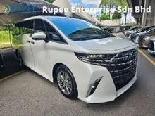 2024 Toyota Alphard 2.5 Z MOONROOF UNIVERSAL SIDESTEP SURROUND CAMERA POWER BOOT DIGITAL INNER MIRROR BLIND SPOT MONITOR PUSH START KEYLESS UNREGISTER