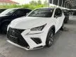 Recon 2020 Lexus NX300 2.0 F Sport SUV # HARI RAYA OFFER, RED LEATHER, 360 CAMERA, 3 EYE LED, 20 UNIT