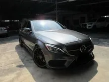 [ LOANKEDAI ] 2018 Mercedes-Benz AMG C43 3.0 4MATIC Sedan W205 9G-TRONIC Panoramic Powerboot Burmester 360Camera FULLSPEC LikeNEW -