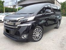 2016 TOYOTA VELLFIRE 2.5 ZG CBU UMW MALAYSIA FULL SPEC 5 YEAR WARRANTY PRE-CRASH PILOT SEAT 100% FULL SPEC
