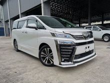LAST UNIT 2018 Toyota Vellfire 2.5 ZG FULL SPEC ADMIRATION BODYKIT 4CAM JBL UNREG