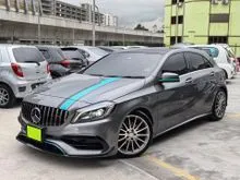 2018 Mercedes-Benz A180 1.6 AMG Facelift (A) A45 Full Bodykit, Panoramic Roof, Blind Spot Assist, Lane Keeping, AMG Steering, Ambient Light  Hatchback