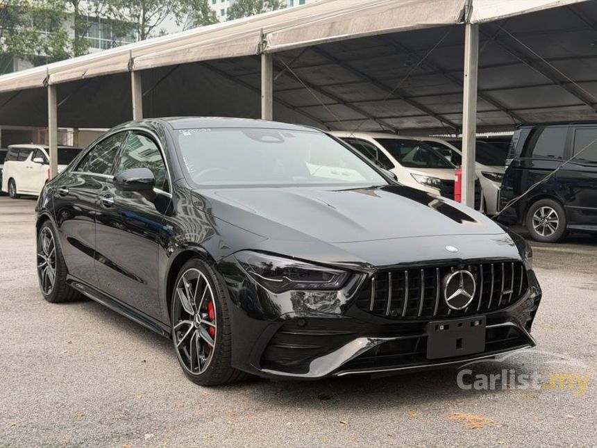 Square Front View Rectangular Top View Mercedes-Benz AMG CLA35 2.0 2022 - RM 311,500 - Carlist.my