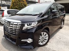 2016 Toyota Alphard 2.5 G (A) SA 8 SEATER SURROUNDING 4 CAMERA UNREG JAPAN