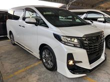 2017 Toyota Alphard 2.5 Type black MPV
