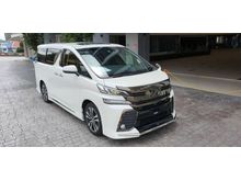 2017 Toyota Vellfire 2.5 Z Golden Eyes MPV with Original Modellista Bodykit Alpine DVD Player Sunroof/Moonroof**FREE 5 YEAR WARRANTY **TAX HOLIDAY **