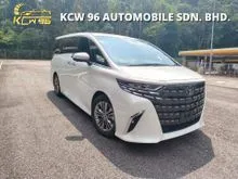 2023 Toyota Alphard 2.5 Z MPV (A) 10 YEARS WARRANTY , PERFECT CONDITION LOW MILEAGE 25,000KM ONLY , FREE TINTED AND SERVICE , FREE DOWNPAYMENT
