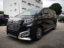 2016 Toyota Alphard 2.5 G S C Package MPV **PRICE Included SST**CLEARANCE SALES**AUTO CRUISE CONTROL**2 POWER DOOR**POWER BOOT**UNREG**JAPAN SPEC