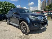 REAR Kangaroo Bar,Steering Audio Control,Touch Player,LSD,TCS,Well Maintained-2016 Isuzu D-Max 2.5 (A) Dual Cab 4X4 4x4 Pickup