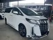Recon 2022 Toyota Alphard sc 2.5 MODELISTA BSM DIM S/ROOF 12k MIELAGE ONLY