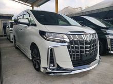 2018 Toyota Alphard 2.5 SC,FULL SPEC, SUNROOF, JBL,4CAM,DIM,3LED LIGHT,2018 UNREGISTER,NEW CAR CONDITION