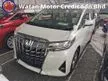 Recon 2020 Toyota Alphard 2.5 G S C Package MPV G Spec High Grade DIM BSM Sunroof - Cars for sale