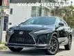 Recon 2020 Lexus RX300 2.0 F Sport SUV Unregistered 238Hp 2nd Row Power Seat Mark Levinson Sound System Surround Camera SunRoof 6 Speed Auto Paddle Shift