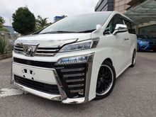 2018 Toyota Vellfire 2.5 ZG Sunroof Alpine Monitor