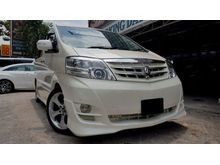 Toyota Alphard 3.0 MZG HOME THEATRE 2007,7 SEATER,FULL BODY KIT,FULL LEATHER SEATS,SUN MOON ROOF,2 POWER DOOR,ORIGINAL AUTO CURTAINS,FULL SPEC