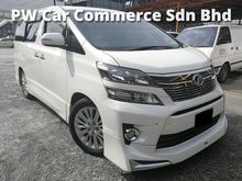 2013 Toyota Vellfire 3.5 Z G Edition Limited Full Spec Cold Box Black Interior
