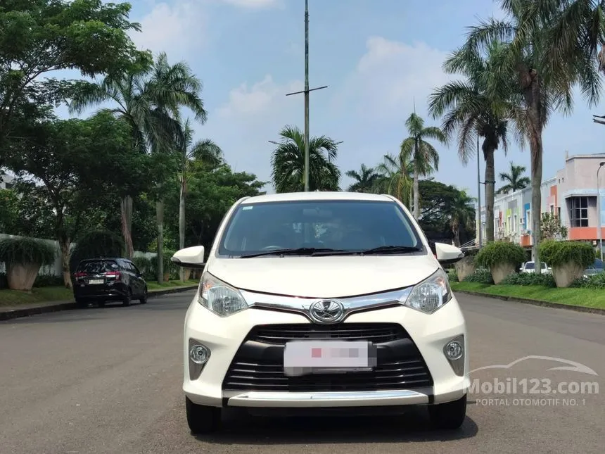 Jual Mobil Toyota Calya 2018 G 1.2 di Banten Manual MPV Putih Rp 109.000.000