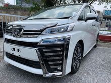 2018 Toyota Vellfire 2.5 ZG new facelift few unit NEGO Full leather, Sunroof , pre crash f