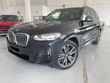 2023 Local BMW X3 2.0 xDrive30i M Sport Mil 41K Under Warranty & Free Service Til 2028 Dec