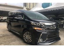 2015 TOYOTA VELLFIRE 2.5 ZG FULL MODELLISTA UNREG