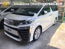 2018 Toyota Vellfire 2.5 ZA Full Alpine Player Set 360 Surround Camera Power Boot 2 Power Doors Pre Crash Lane Keep Assist Full LED Keyless 9 Air Bags