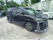 Recon 2020 Toyota Alphard 2.5 SC/3BA MONITOR/ORI JAPAN MODELISTA BODYKIT/DIM/BSM/3 EYES LED/ROOF TV MONITOR/2020 UNREGISTER