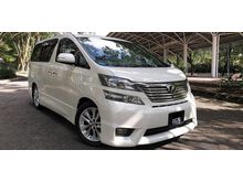 2012 Toyota Vellfire 3.5 Z G Edition MPV