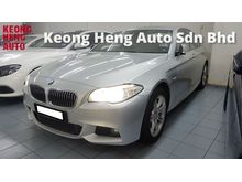 2012 BMW 528i 2.0 M Sport (A) REG 2012, ONE DIRECTOR OWNER, SELDOM USE, LOW MILEAGE DONE 105K KM, 18