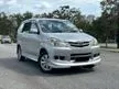Used Toyota Avanza 1.3 E MPV (M) One Owner / Tiptop Condition / Enjin Smooth Gearbox Smooth