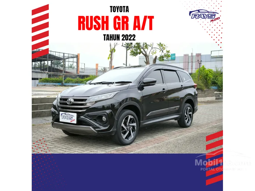 Jual Mobil Toyota Rush 2022 S GR Sport 1.5 di Jawa Barat Automatic SUV Hitam Rp 225.000.000