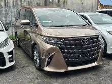 OFFER UNREG 2025 Toyota Alphard 2.5 Z Modelista MPV GOLD/HUD/DIM/BSM/SIDE STEP/ ROOF MONITOR/ FREE 6 YEAR WARRANTY/ PROCESSING FEE RM1350