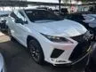 Recon 2020 Lexus RX300 2.0 F Sport SUV # RED LEATHER, PANORAMIC ROOF, 360 CAMERA, 3 EYE LED, 30 UNIT STOCK, FULL SPEC