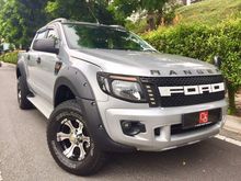 **TRUE YEAR MADE 2013,6 SPEED HIGH SPEC,FULLY MAKE UP,NO OFF ROAD,LOW MILEAGE,LIKE NEW CAR**2013 Ford Ranger 2.2 XLT Pickup Truck