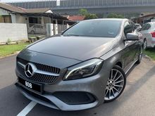 2017 Mercedes-Benz A200 1.6 AMG Hatchback DEMO UNIT FULL SERVISE 30KM UNDER WARRANTY BY MERCEDES BENZ MALAYSIA FREE 808 3DIGIT NUMBER