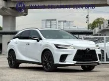 UNREG 2023 Lexus RX350 2.4 F-Sport AWD / SUNROOF / BLACK INTERIOR / DIM / Low Mileage / Open For Booking