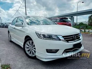2014 HONDA ACCORD 2.0 (A) VTI-L 1 OWNER KEPT WELL MODULO BODYKIT FULL SPEC LEATHER SEAT LOW MILEAGE CLEAN INTERIOR GOOD CONDITION PROMOTION PRICE.