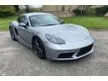 Recon UNREG 2019 Porsche 718 Cayman T Coupe 2.0L Turbo. Performance Lightweight Edition/GT4 Style Carbon Seat/PDLS Plus/Sport Chrono/Racing RED Interior.