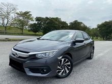 2018 Honda Civic 1.8 S i-VTEC (A) Full Service Record 30K Mileage & Under Warranty Honda Full Leather Seat