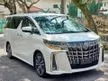 Recon 2020 Toyota Alphard 2.5 G S C Package MPV SC FULL 4 HD CAMERA JBL SOUND SYSTEM REAR ENTERTAINMENT SAFETY+ BSM FDM APPLE PLAY ANDROID AUTO UNREGISTER