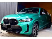 2024 BMW X6 4.4 M60i xDrive 4WD, Isle of Man Green Metallic, Panoramic Glass Sunroof, Bowers & Wilkins Surround Sound System, INCOMING STOCK