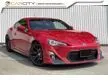 Used 2013 Toyota 86 2.0 Coupe (A) 3 YEARS WARRANTY DVD PLAYER REVERSE CAMERA PADDLE SHIFT ONE OWNER