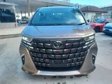 2023 Toyota Alphard 2.5 FACELIFT/Twin Sun Roof/HEAD UP DISPLAY/Digital Inner Mirror/Roof Monitor/Wireless Charger/360 CAM/DIM/BSM/UNREG