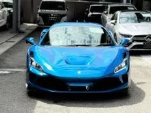 READY STOCK 2020 Ferrari F8 3.9 (A) CARBON PACK, PASSENGER DISPLAY, 4 POINTS BELT, YELLOW CALIPERS, DAYTONA RACING CARBON SEAT, FORGED WHEELS