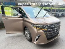 2025 Toyota Alphard 2.5 Z FOC Modelista MPV 7-Seater *Graphite Gold NEW CAR *Grade 6A *12KM Mileage *DIM+BSM+ HUD Apple Car Play 360 Camera UNREGISTED