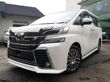 2015 Toyota Vellfire 2.5 Z A PRE CRASH ZG RIMS