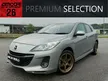 Used ORI 2013 Mazda 3 2.0 GLS HATCHBACK FACELIFT (A) PUSH START KEYLESS PADDLESHIFT NEW PAINT VERY WELL MAINTAIN & SERVICE WITH ONE CAREFUL OWNER