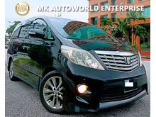 2012 Toyota Alphard 2.4 G/Very Very Low Mileage/Sun Roof/Power Door/Power Boot/Rev Cam/Black Interior/Rear DVD Player/Key Less/Push Start/