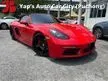 Used 2018 Porsche 718 2.0 Boxster Convertible ,LOW MILEAGE 22K KM ONLY
