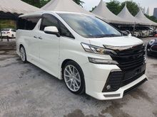 5 YEARS WARRANTY 2016 Toyota Vellfire 2.5 ZA G/EYES, S/R ,P/B, Admiration Kit , ALPINE SET UNREG